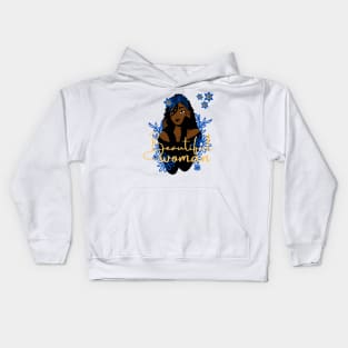 beautiful woman Kids Hoodie